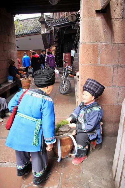 Miao azınlık kadınları — Stok fotoğraf