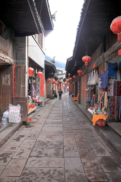 Перегляд вулиць Fenghuang — стокове фото