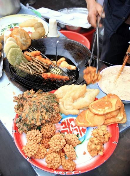 Κινεζική παραδοσιακή dtreet τροφίμων — Φωτογραφία Αρχείου
