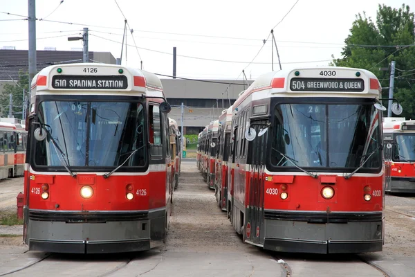 Toronto trams — Stockfoto