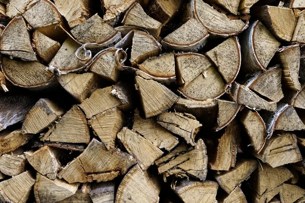 stock image Stack of firewood.