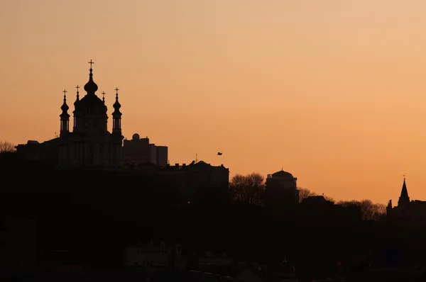 stock image St. Andrew Orthodox Church in Kiev