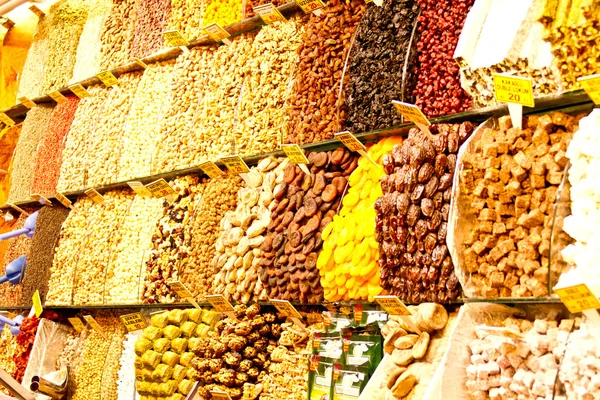 Bazar i istanbul, kryddor — Stockfoto
