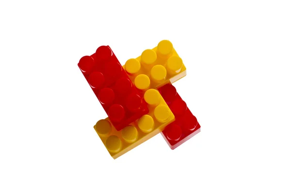 LEGO plast leksak block — Stockfoto