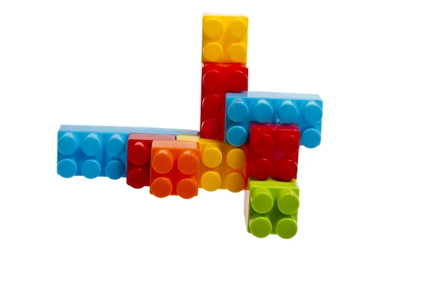 Lego blocchi di plastica giocattolo — Foto Stock