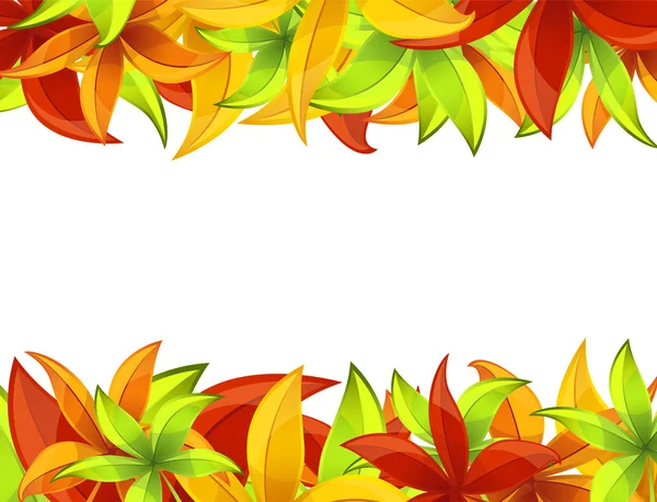 Autumn/ floral background — Stock Vector