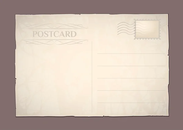 Διάνυσμα ρετρό καρτ ποστάλ — Διανυσματικό Αρχείο