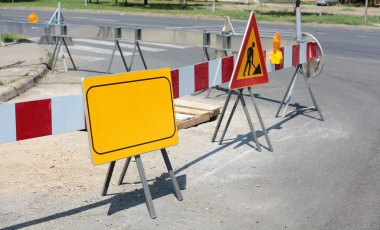 Roadworks clipart