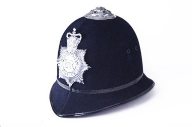 A British Police Officer's Helmet clipart