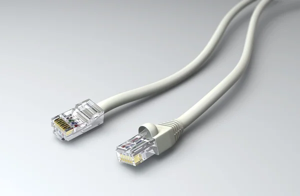 Dos conectores de alambre modelo 3d — Foto de Stock
