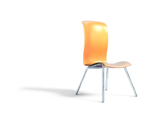 Анатомічний стілець ізольований на білій 3d моделі — стокове фото