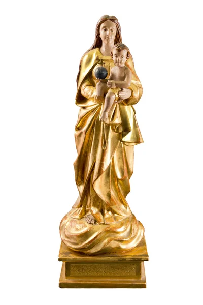 stock image Mary with Jesus with Clipping path