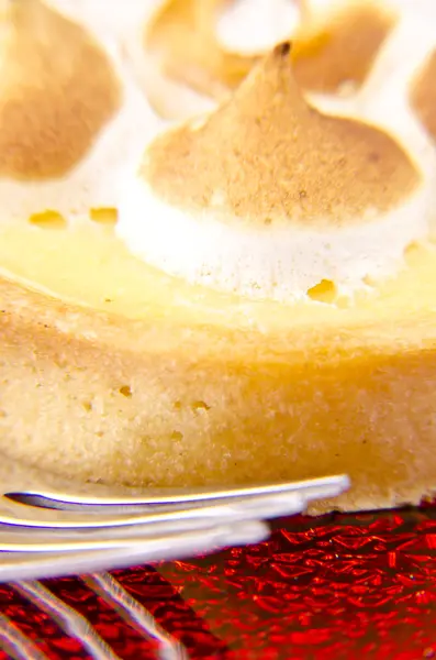 Zitronenbaiser-Torte (2) — Stockfoto