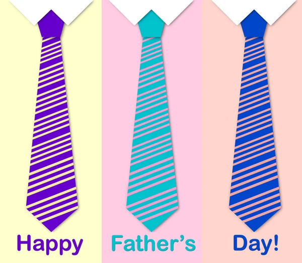Glückliche Vatertagskarte — Stockfoto