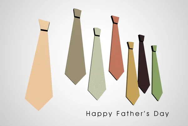 3D cartão feliz Dia do Pai — Fotografia de Stock