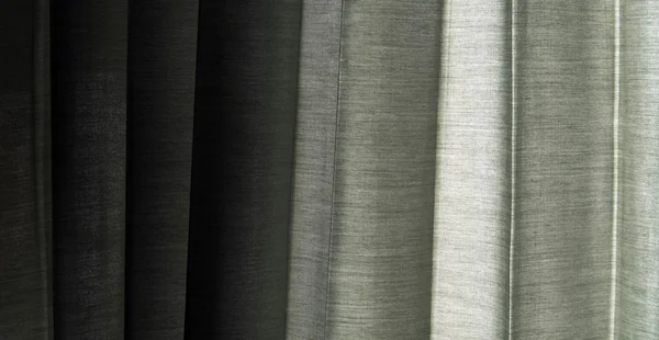 Schatten auf Vorhang — Stockfoto