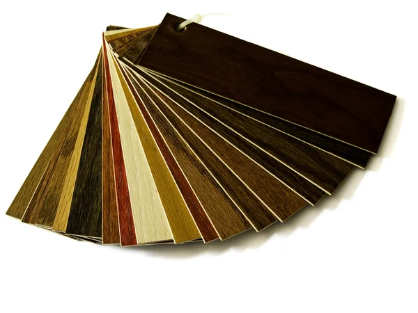 Pacote de amostra de piso de madeira — Fotografia de Stock