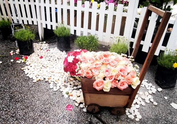 Bukett av rosor dekoration — Stockfoto