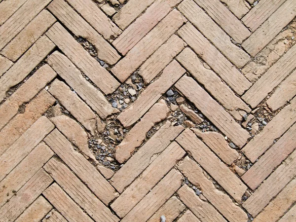 Herringbone brick pattern — Stock Photo, Image