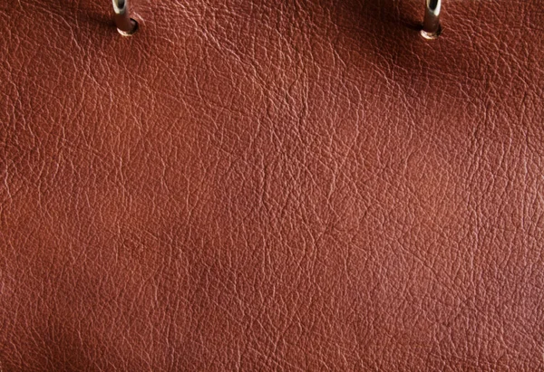 巴哈白兰地酒颜色的皮革 — 图库照片