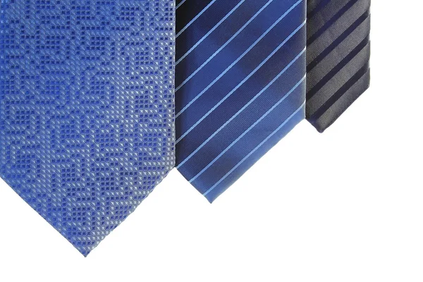 Голубые галстуки — стоковое фото