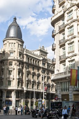 Bina gran via.madrid, İspanya.