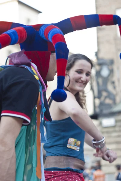 Deelnemers op gay pride 2012 van bologna — Stockfoto