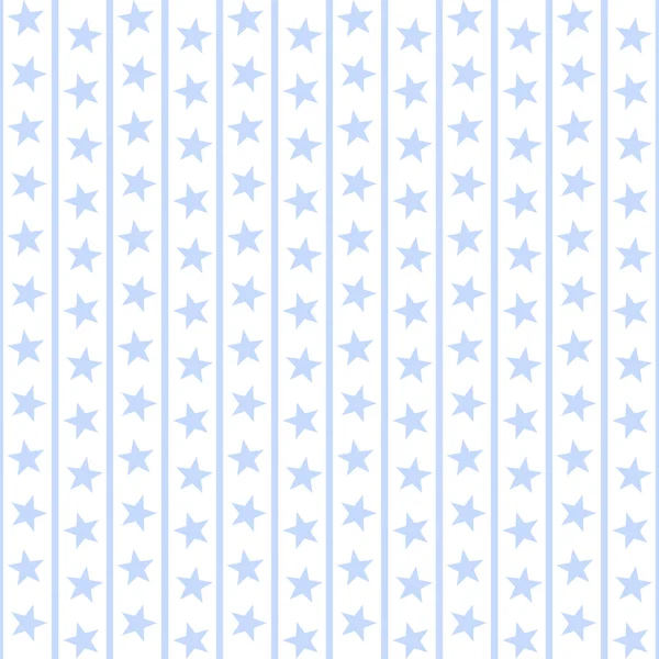 淡蓝色的星星 & 条纹 — 图库照片