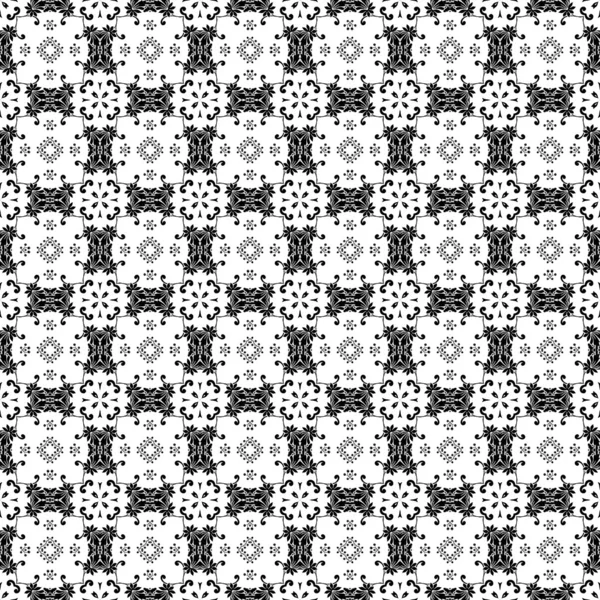 Черно-белый декоративный фон — стоковое фото