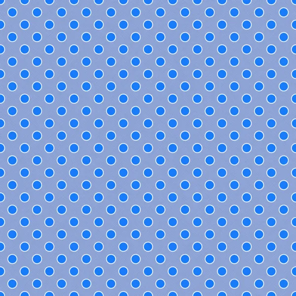 Sömlös blå & vita prickar — Stockfoto