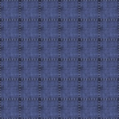 Dikişsiz aşınmış kot patchwork