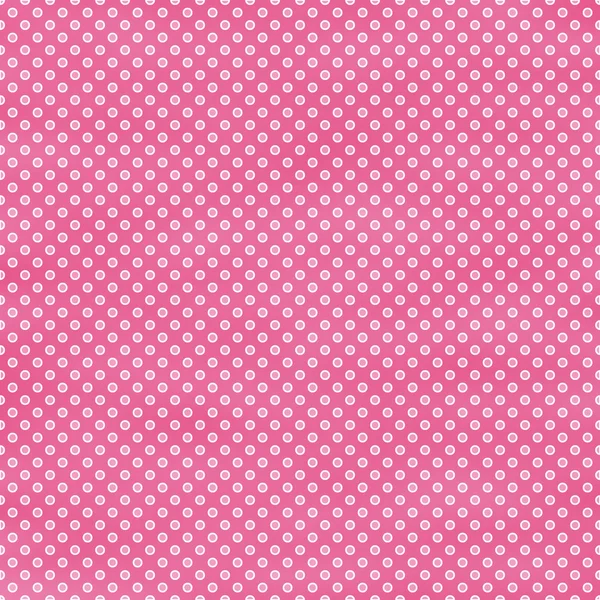 Яскраво рожевий Полька точковий безшовний фон — стокове фото