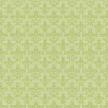 Seamless Green Damask clipart