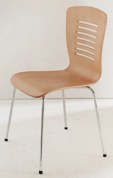 Na białym tle jadalnia krzesło — Zdjęcie stockowe