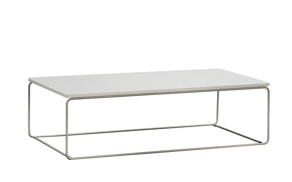 Белый стол — стоковое фото