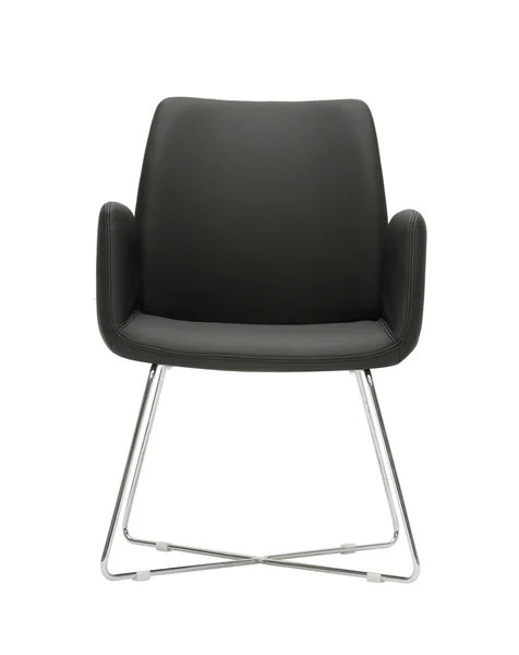 Czarny fotel — Zdjęcie stockowe