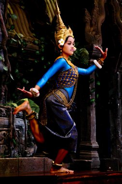 Apsara dancer clipart
