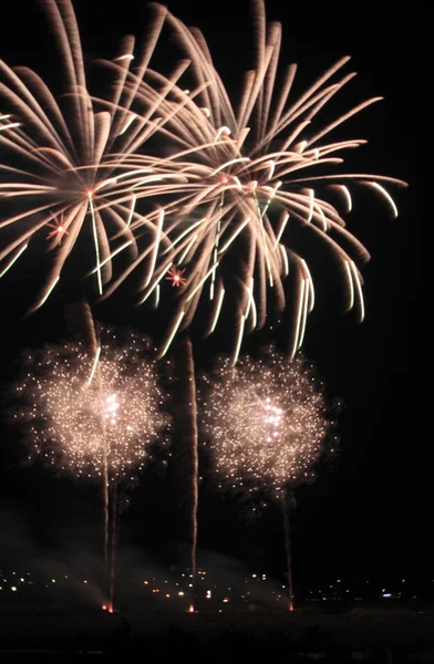 stock image Fireworks in the night