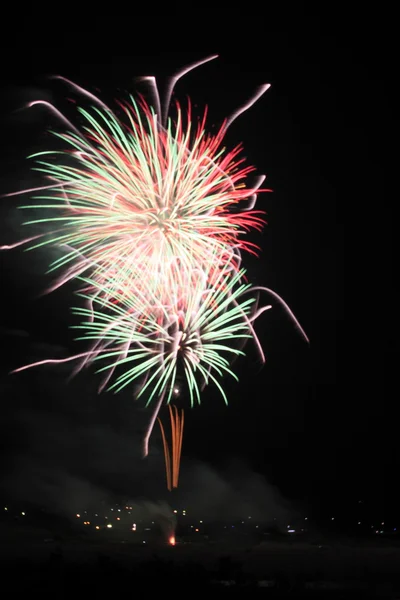 stock image Fireworks in the night