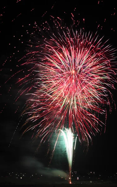 stock image Fireworks in the night