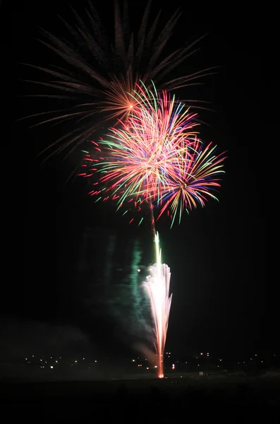 stock image Fireworks in the night