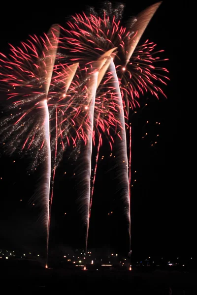 stock image Fireworks in the night