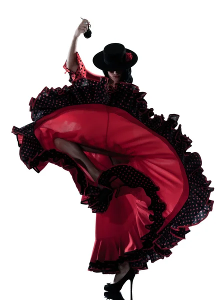 女性ジプシー フラメンコ ダンス ダンサー — ストック写真