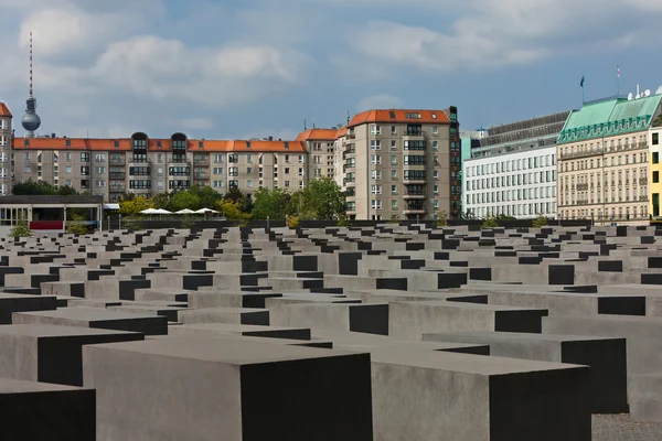 Memoriale ebraico dell'olocausto, Berlino Germania — Foto Stock