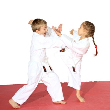 Good children's karate clipart