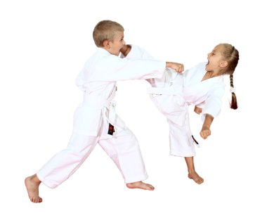 Sport karate clipart