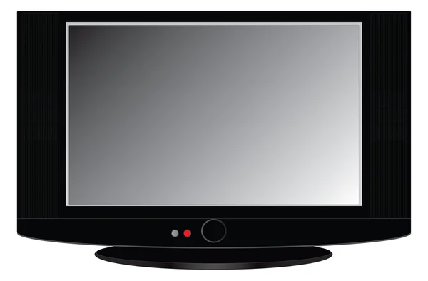 Télévision plate . — Image vectorielle