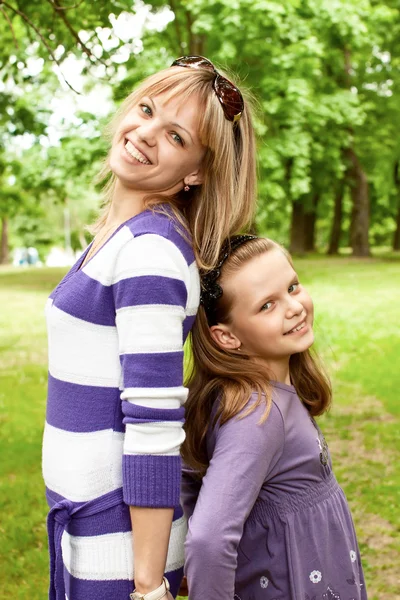 Cute mother and daughter — Stock Photo, Image