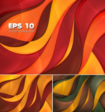 Curvy abstract background clipart