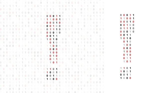 Signo de exclamación, alfabeto del código binario — Foto de Stock
